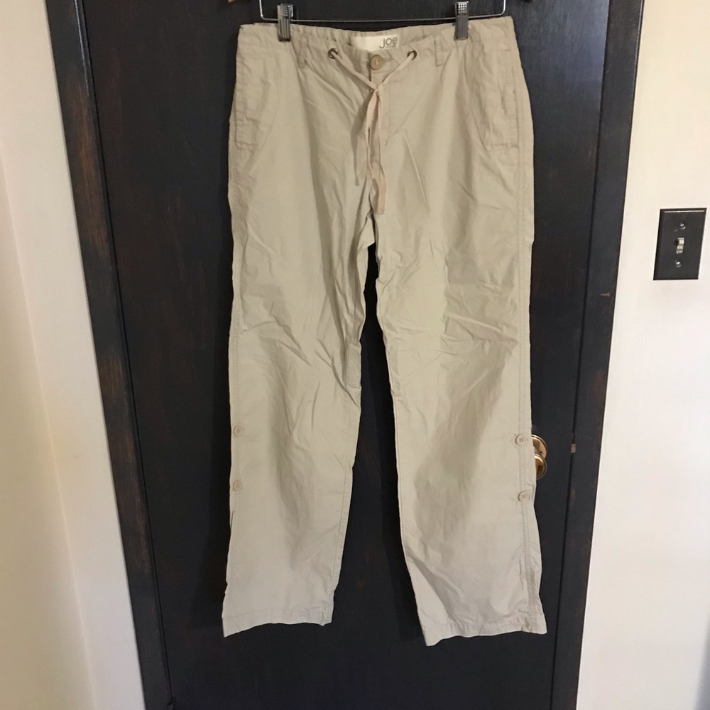 Joe Fresh Ladies Beige Pants Size 8 Wide Leg $5.00 AS AN ADD ON